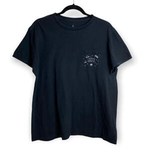 Foxhat Black "Need Space" Short Sleeve Tee  Shirt